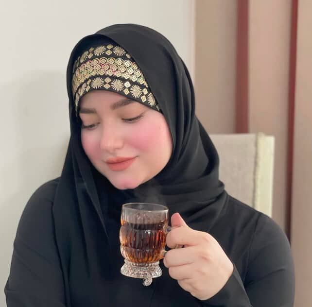 هدشال سوزن دوزی پهن مشکی