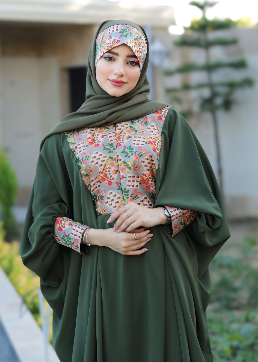 هدشال سوزن دوزی زیتونی الیرا
