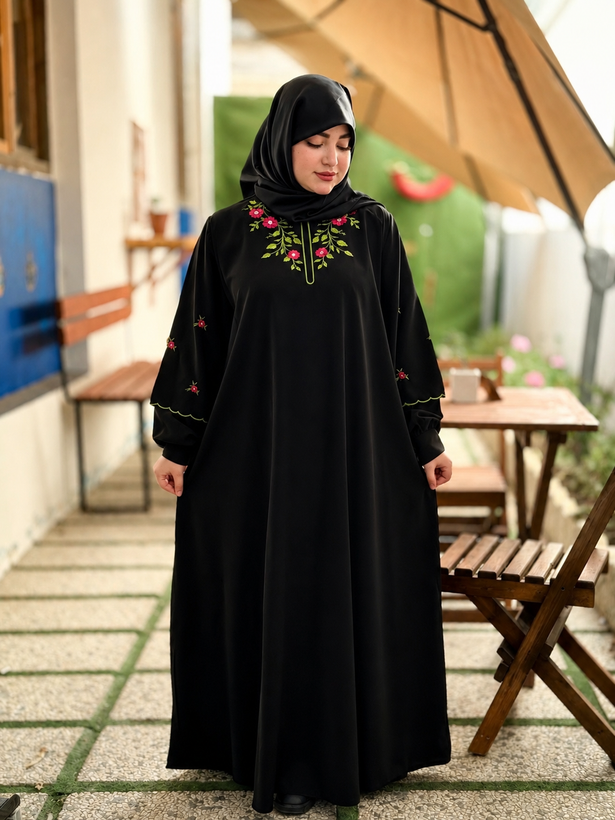 عبا گل دوزي ميناب
