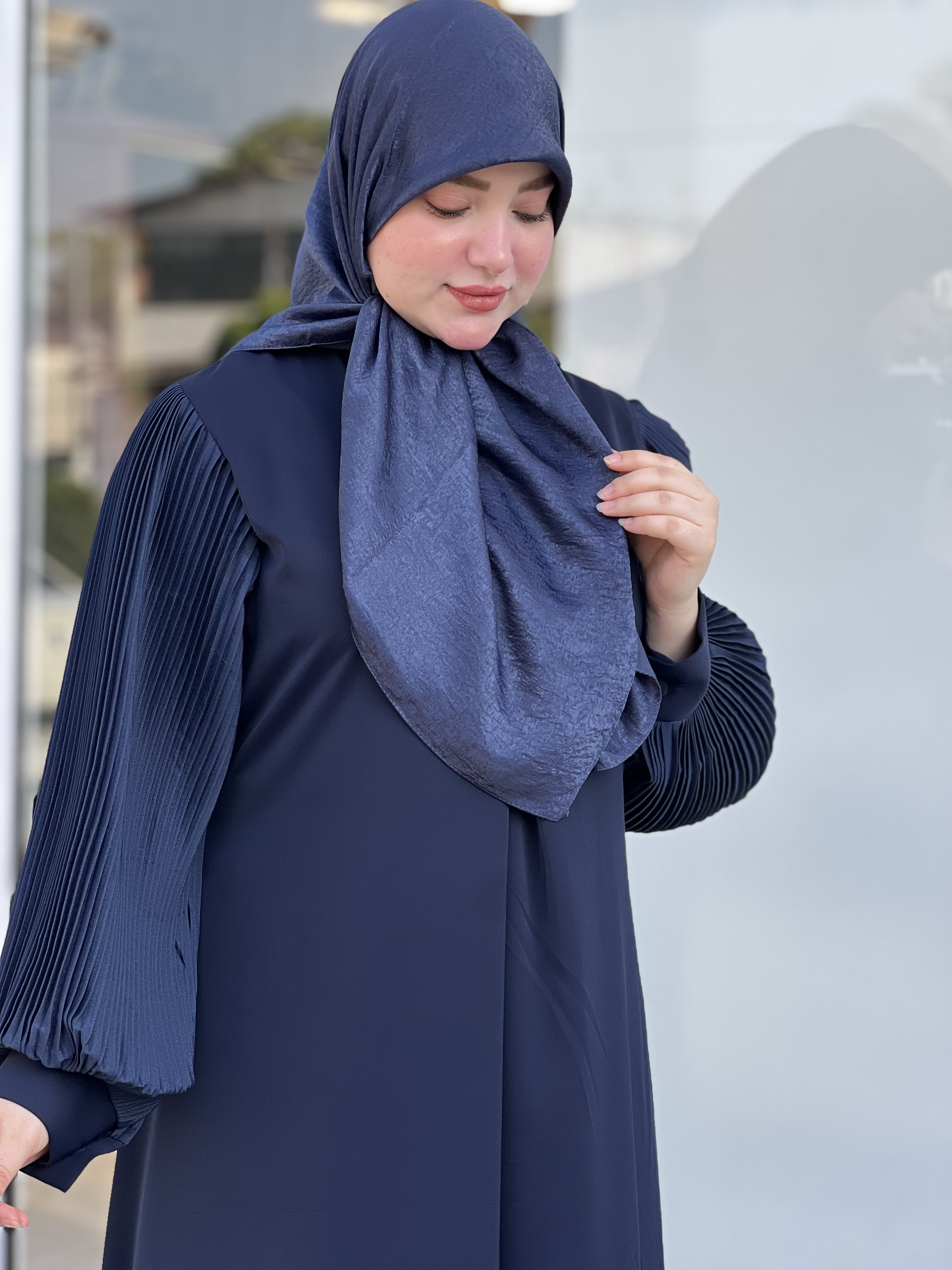 عبا آستين پليسه صدف
